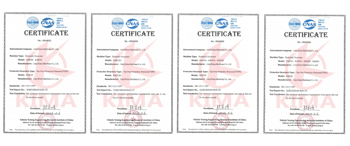 Zero Tail Swing Excavator